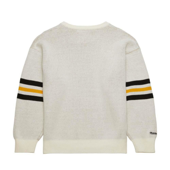 Boston Bruins férfi pulóver Retro Helmet Sweater Current Logo