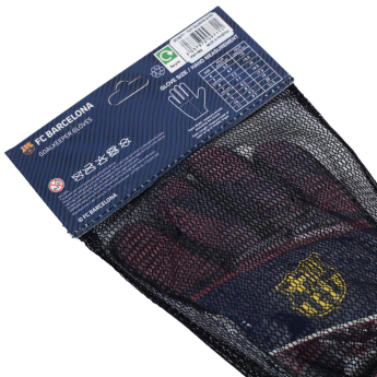 FC Barcelona gyerek kapuskesztyű Fuse Goalkeeper Gloves Yths 79-86mm palm width