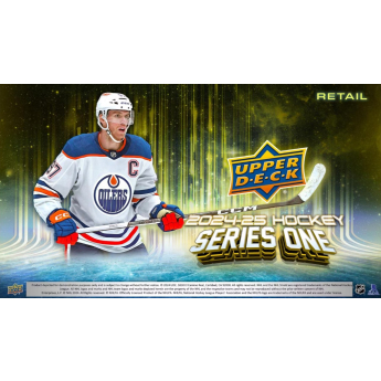 NHL dobozok NHL hokikártyák 2024-25 Upper Deck Series 1 Blaster Box