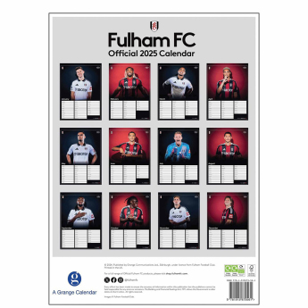Fulham naptár 2025