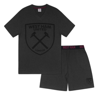 West Ham United férfi pizsama Short grey