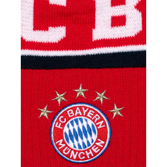 Bayern München gyerek téli sapka Pom red
