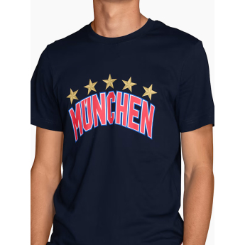 Bayern München férfi póló navy