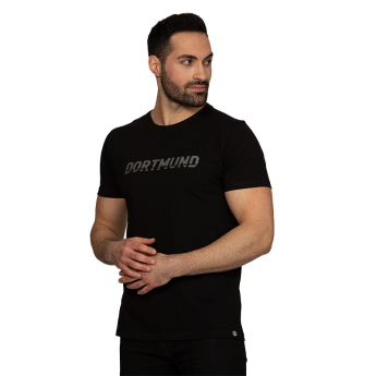 Borussia Dortmund férfi póló Basic black