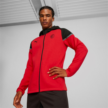 AC Milan férfi kapucnis kabát Casuals red