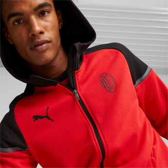 AC Milan férfi kapucnis kabát Casuals red