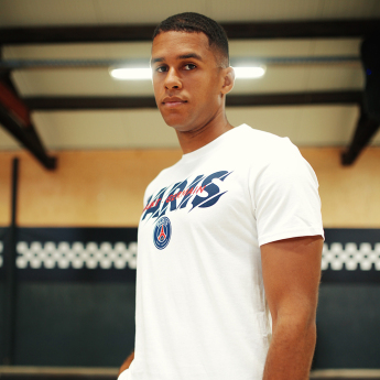 Paris Saint Germain férfi póló Slogan white