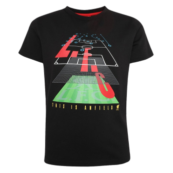 FC Liverpool gyerek póló Pitch black