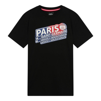 Paris Saint Germain férfi póló Repeat black