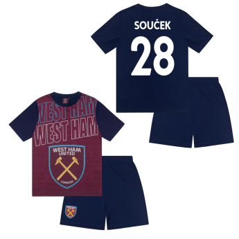 West Ham United gyerek pizsama Text Souček