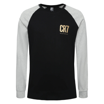 Cristiano Ronaldo férfi pizsama CR7 Long black