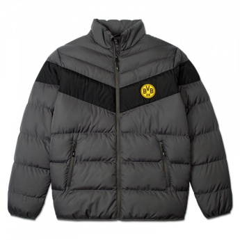Borussia Dortmund férfi téli kabát Padded grey