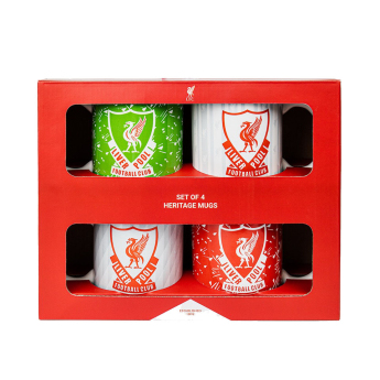 FC Liverpool bögre készlet 4 pcs Heritage