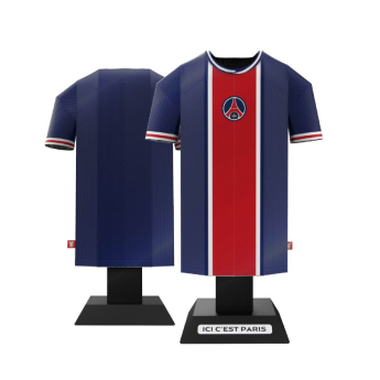 Paris Saint Germain 3D fém modell Retro Jersey Kit