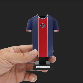 Paris Saint Germain 3D fém modell Retro Jersey Kit