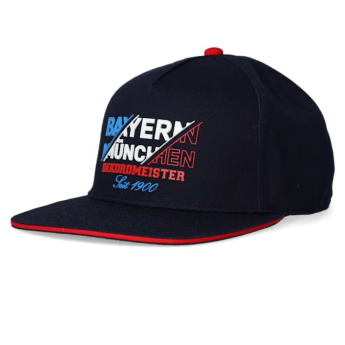 Bayern München baseball flat sapka Rekordmeister navy