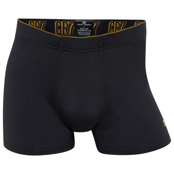 Cristiano Ronaldo férfi boxeralsó CR7 black-gold stripe