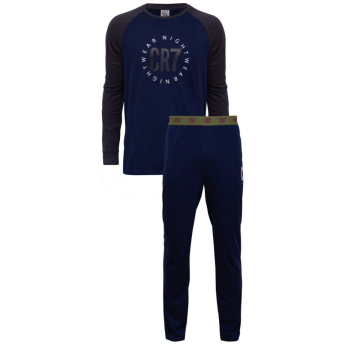 Cristiano Ronaldo férfi pizsama CR7 Long navy