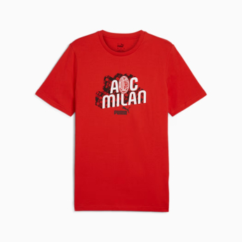 AC Milan férfi póló Culture red
