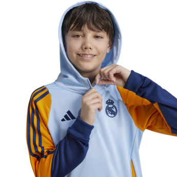 Real Madrid gyerek kapucnis pulóver Track globlue