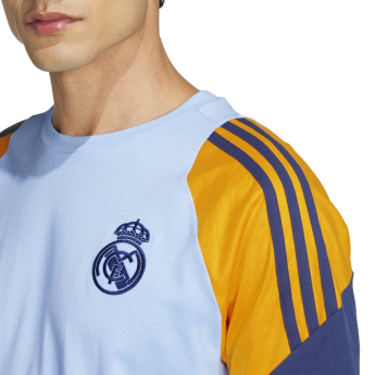 Real Madrid férfi póló Tee globlue