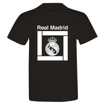 Real Madrid férfi póló Square black