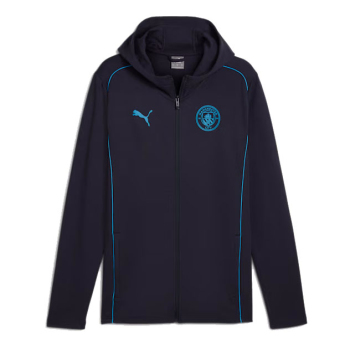 Manchester City férfi kapucnis pulóver Casuals navy