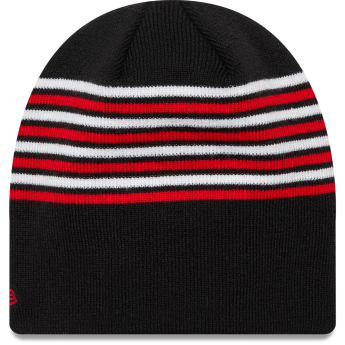 Manchester United téli sapka Stripe Black Beanie