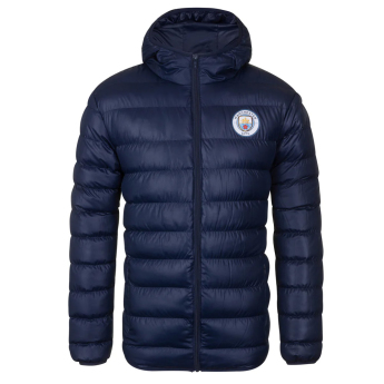 Manchester City férfi kapucnis kabát Winter navy