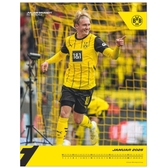 Borussia Dortmund naptár 2025 Wall
