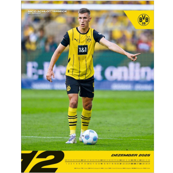 Borussia Dortmund naptár 2025 Wall