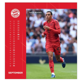 Bayern München naptár 2025 Postcard