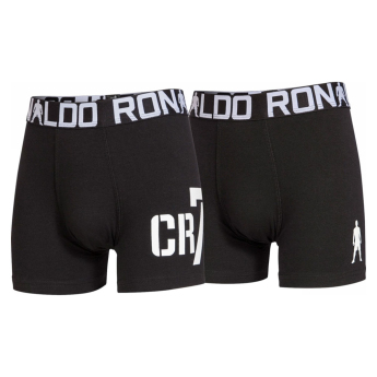 Cristiano Ronaldo gyerek boxeralsó 2pack CR7 fullblack