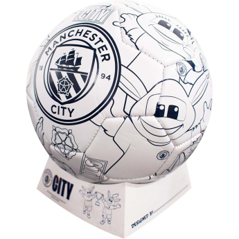 Manchester City futball labda Colour - size 2