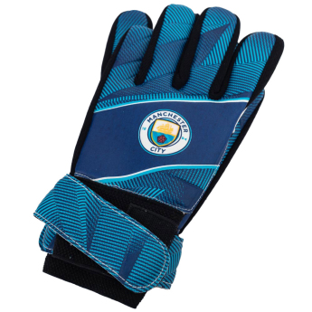 Manchester City gyerek kapuskesztyű Fuse Goalkeeper Gloves Kids 67-73mm palm width