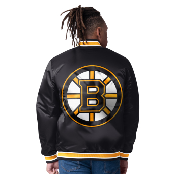 Boston Bruins férfi kabát The CLOSER Reversible Varsity Satin