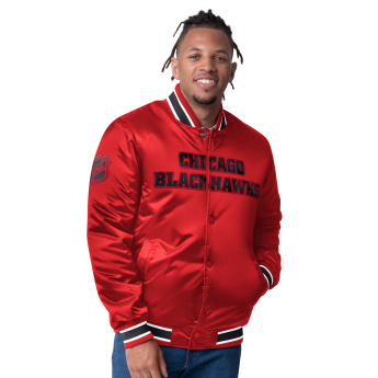 Chicago Blackhawks férfi kabát The CLOSER Reversible Varsity Satin