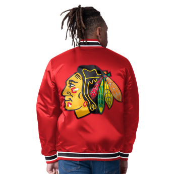 Chicago Blackhawks férfi kabát The CLOSER Reversible Varsity Satin