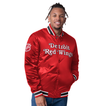 Detroit Red Wings férfi kabát The CLOSER Reversible Varsity Satin