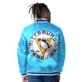Pittsburgh Penguins férfi kabát The CLOSER Reversible Varsity Satin