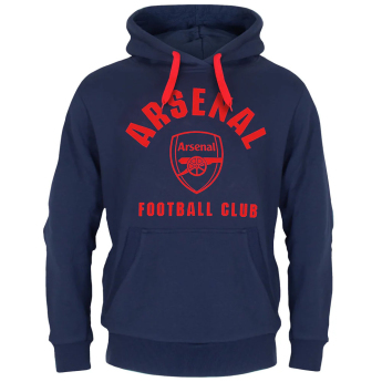 FC Arsenal férfi kapucnis pulóver Round navy