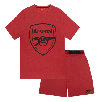 FC Arsenal férfi pizsama Red Marl