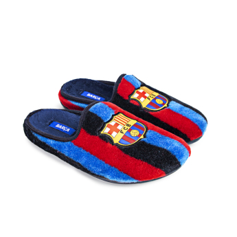 FC Barcelona férfi papucs Stripe