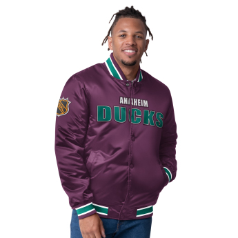 Anaheim Ducks férfi kabát The CLOSER Reversible Varsity Satin