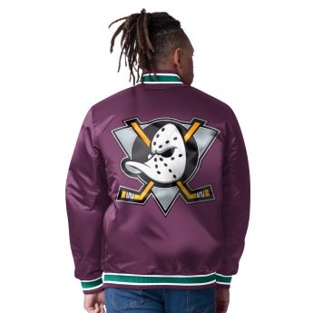 Anaheim Ducks férfi kabát The CLOSER Reversible Varsity Satin