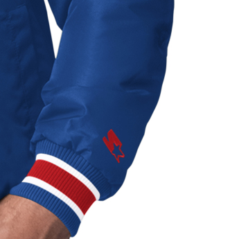 New York Rangers férfi kabát The CLOSER Reversible Varsity Satin