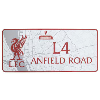 FC Liverpool fali tábla Route To