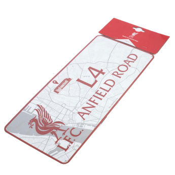 FC Liverpool fali tábla Route To