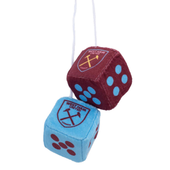 West Ham United autó kocka Hanging Dice