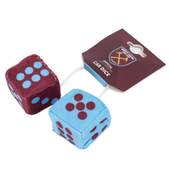 West Ham United autó kocka Hanging Dice